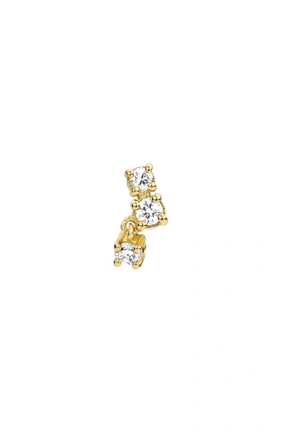 Kimai Lab Grown Diamond Stud Earrings In Yellow Gold