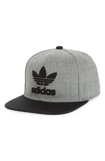 Adidas Originals Adidas Men's Originals Trefoil Chain Snapback Hat In  Heather Grey/ Black | ModeSens