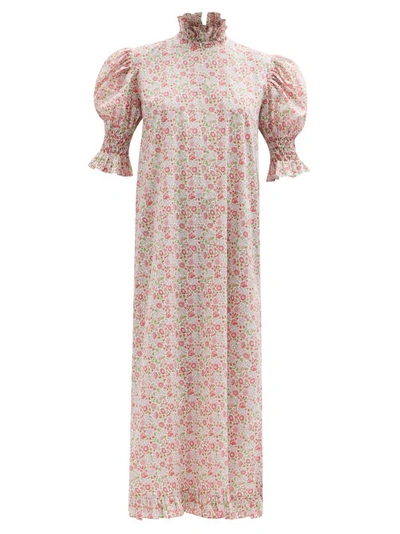 Horror Vacui Jane Floral-print Cotton-poplin Nightdress