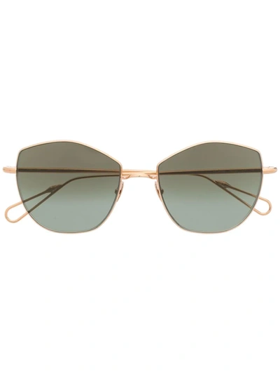 Ahlem Oversized-frame Sunglasses In Gold