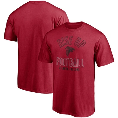 Fanatics Men's Red Atlanta Falcons Hometown Rise Up T-shirt