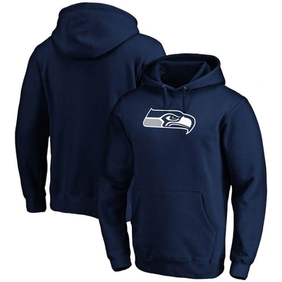 Fanatics Men's College Navy Seattle Seahawks Team Logo Pullover Hoodie