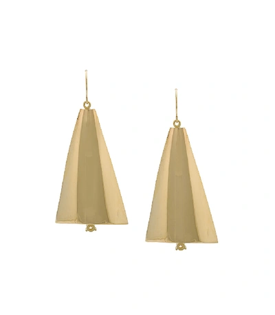 Wasson Fine Gold Pair Aligned Sail Earrings