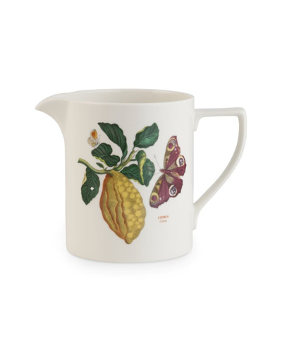 Portmeirion Botanic Garden Harmony 2 Pint Jug Citron In White