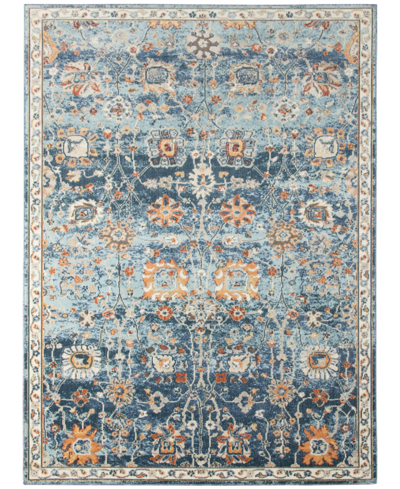 Amer Rugs Bohemian Bhm-5 Navy 5'1" X 7'6" Outdoor Area Rug