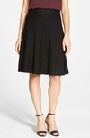 Nic + Zoe Paneled Twirl Skirt, Silver Cloud In Black Onyx