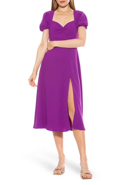 Alexia Admor Women's Sweetheart Midi Dress In Magenta