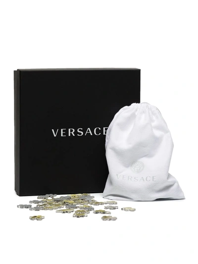 Versace Yellow Baroque Medusa Puzzle Game In Black