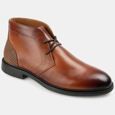 Thomas & Vine Thomas And Vine Aldridge Snake Embossed Chukka Boot In Cognac