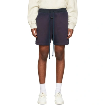 Fear Of God The Vintage Cotton Sweat Shorts In Vintage Navy416