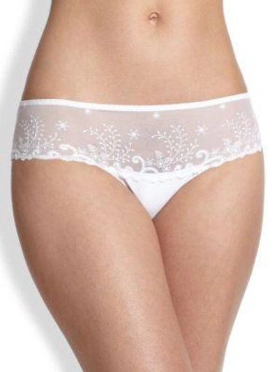 Simone Perele Delice Boyshort In White