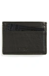 Shinola Men's Five-pocket Leather Card Case In Black