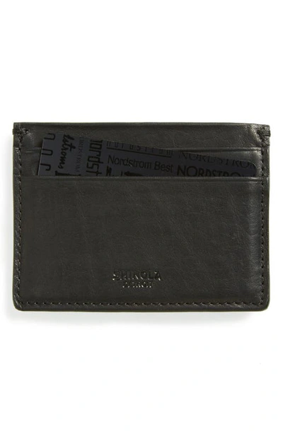 Shinola Men's Five-pocket Leather Card Case In Black