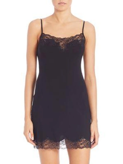 Josie Natori Undercover Chemise In Black