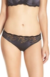 Wacoal Women's Lace Affair Bikini Brief In Black Graphite