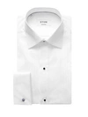 Eton Contemporary-fit Pleated-bib Formal Shirt In White
