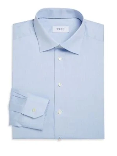 Eton Contemporary-fit Striped Dress Shirt In Blue