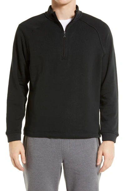 Public Rec Weekend Half Zip Pullover In Black