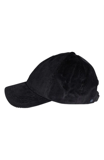 Nn07 9174 Corduroy Baseball Cap In Black