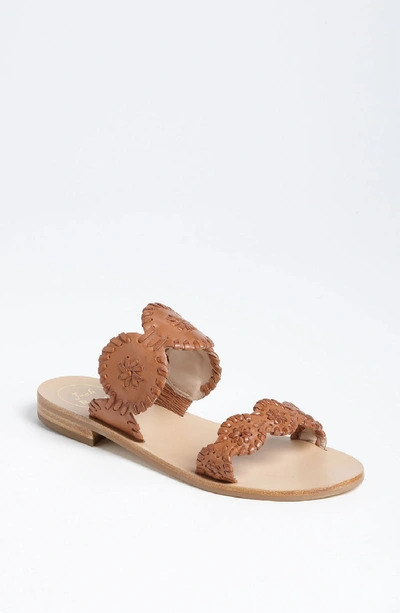 Jack Rogers 'lauren' Sandal In Cognac