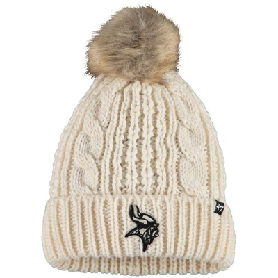 47 ' Cream Minnesota Vikings Meeko Cuffed Knit Hat