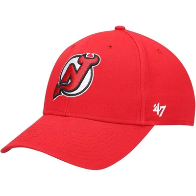 47 ' Red New Jersey Devils Legend Mvp Adjustable Hat
