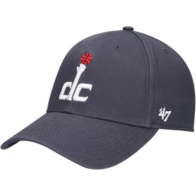 47 ' Charcoal Washington Wizards Legend Mvp Adjustable Hat