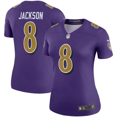 Nike Lamar Jackson Purple Baltimore Ravens Color Rush Legend Player Jersey