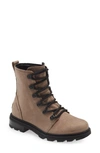 Sorel Lennox™ Waterproof Lace-up Boot In Omega Taupe Black