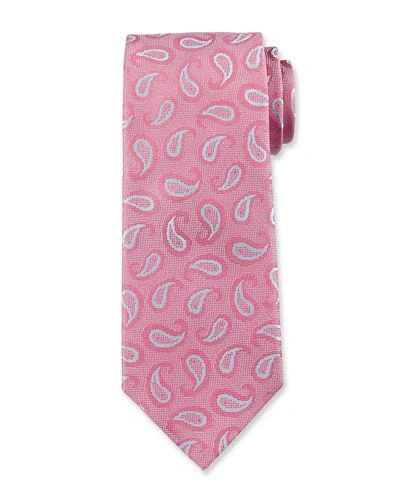 Charvet Assorted Silk Paisley Ties In Pink