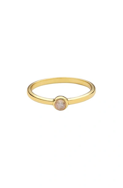 Awe Inspired Moonstone Ring In Gold