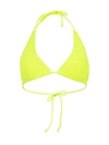 Bound By Bond-eye Sofie Triangle Eco Bikini Top Neon Yellow