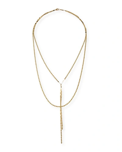 Lana Petite Blake Multistrand Drop Necklace In Gold