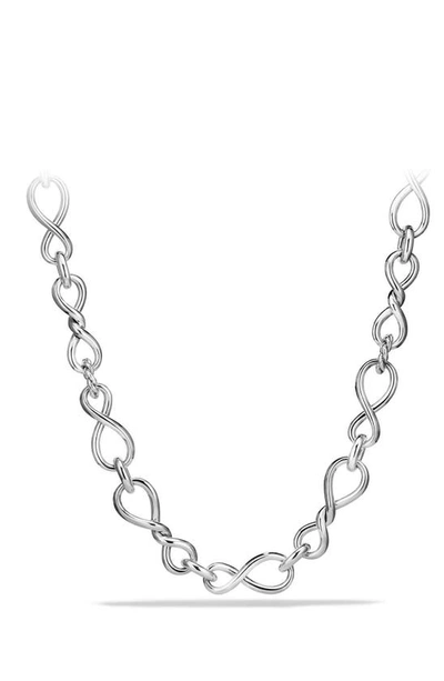 David Yurman Continuance Sterling Silver Twisted Link Necklace