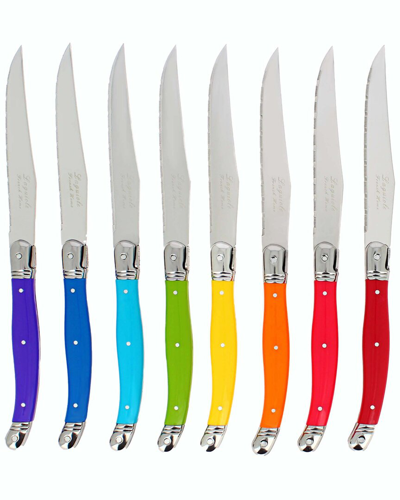 French Home Laguiole Steak Knives, Set Of 8 In Multi