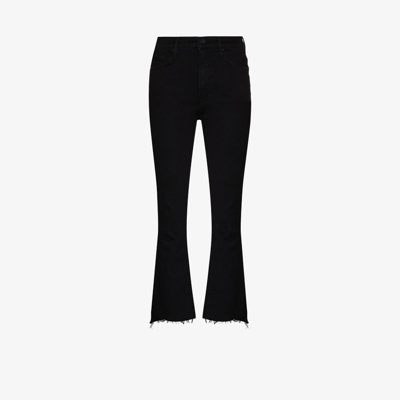 Mother The Insider Cotton Blend Jeans In Black