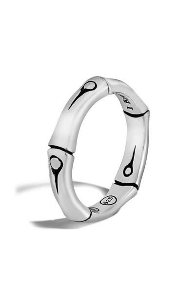 John Hardy Sterling Silver Bamboo Band Ring