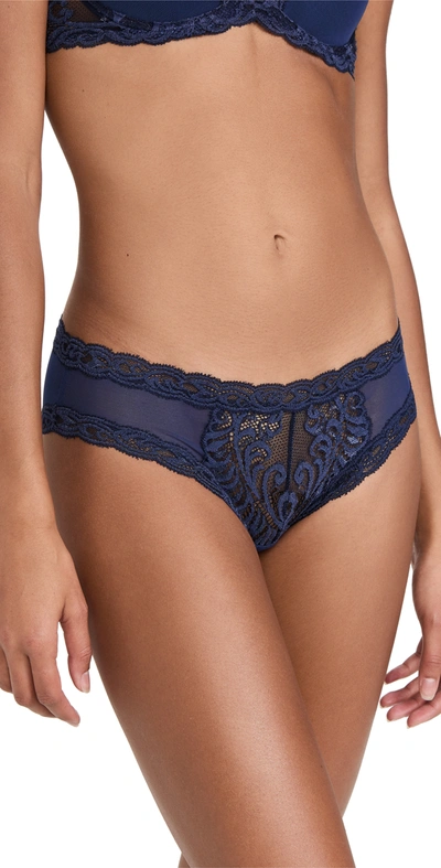 Natori Feathers Hipster Bottoms In True Navy