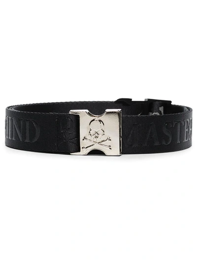 Mastermind Japan Black Logo Webbing Belt