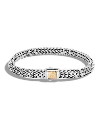 John Hardy Extra Small Classic Chain Gold & Silver Bracelet In Silver/gold