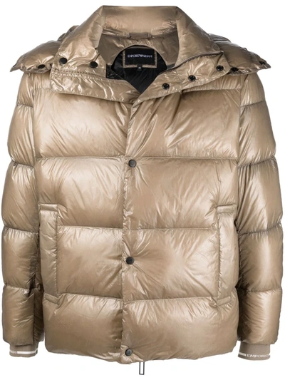 Emporio Armani Men's Outerwear Down Jacket Blouson Hood In