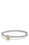 David Yurman Women's Châtelaine Sterling Silver Faceted Dome Bracelet In Gold