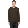 Theory Brown Precise Long Sleeve T-shirt In Mink
