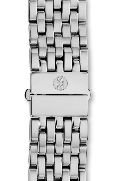 Michele Serein 16 Stainless Steel Watch Bracelet, 16mm In Silver