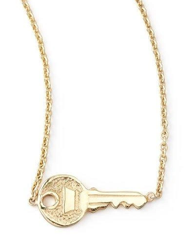 Zoë Chicco 14k Yellow Gold Key Pendant Necklace