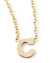 Zoë Chicco 14k Yellow Gold Initial Necklace, 16 In C