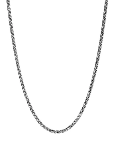 David Yurman Extra Small Wheat Chain Necklace, 72 In Silver