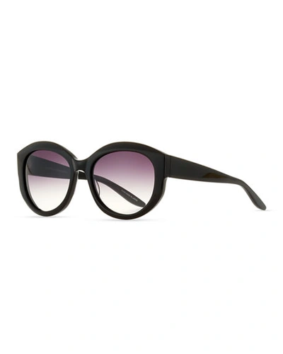 Barton Perreira Patchett Gradient Sunglasses, Black/smolder