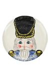 Vietri Nutcrackers Blue Dinner Plate