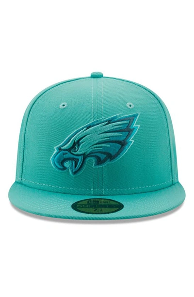 New Era Mint Philadelphia Eagles 75 Seasons The Pastels 59fifty Fitted Hat